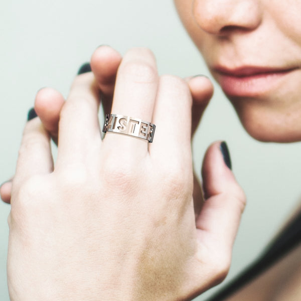 Mister Custom Block Ring