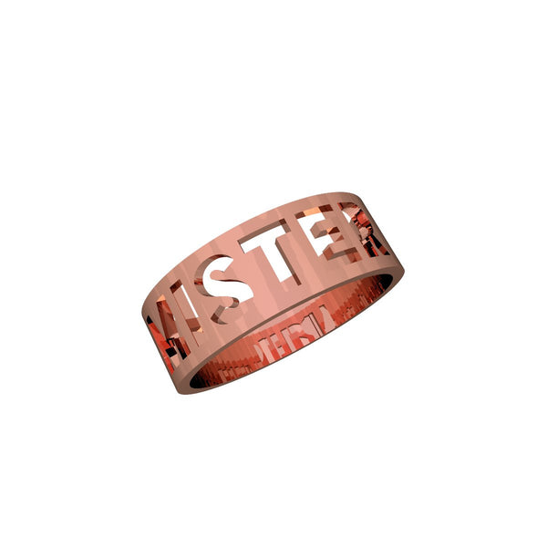 Mister Custom Block Ring